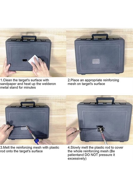 Plastik Kaynak, 80W Plastik Kaynak Makinesi Seti 2 Lehimleme Demir Ucu Ab Fişi ile Araba Tamponu Plastik Tamir Makinesi (Yurt Dışından) fiyatları