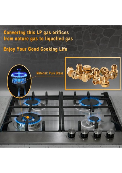 Grlp4 Lp Dönüşüm Kiti, Propan Deliği, Gazdan Propana Dönüşüm Kiti, Pirinç, Frigidaire Kenmore Electrolux Ocağı (Yurt Dışından) fırsatları