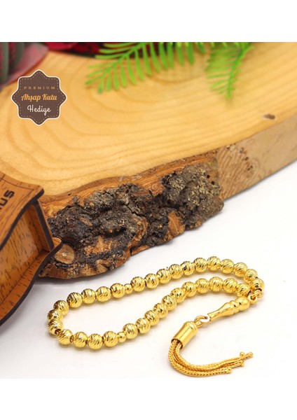 925 Ayar Gümüş Altın Kaplama Midyat Telkari El Işçiliği Tesbih 201023810 fiyatları