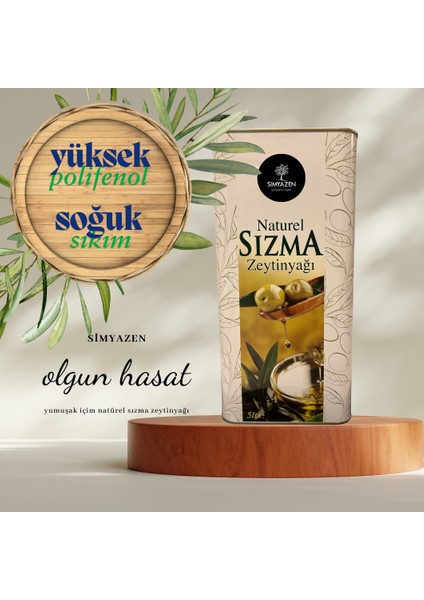 Olgun Hasat Naturel Sızma Zeytinyağı 5 lt