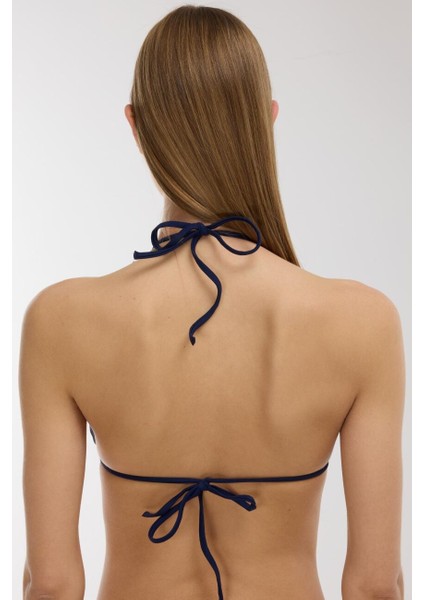 63502 Lacivert Bikini Üstü