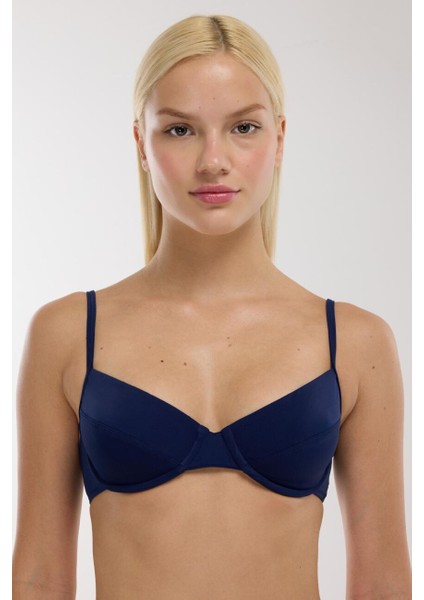 63561 Lacivert Bikini Üstü