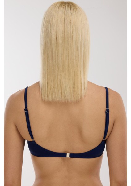 63561 Lacivert Bikini Üstü
