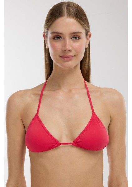 63502 Kırmızı Bikini Üstü