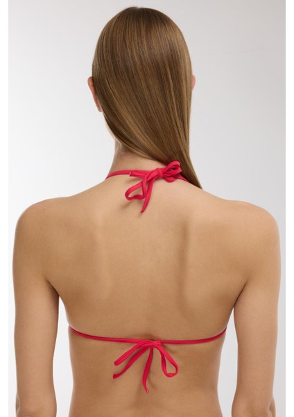 63502 Kırmızı Bikini Üstü