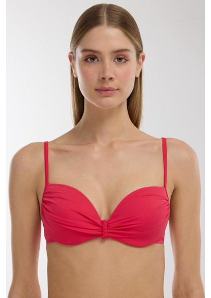 63552 Kırmızı Bikini Üstü