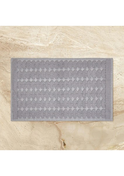 Soft Mosir 2'li Banyo Paspası - Gri - 60 x 100 cm + 50 x 60 cm