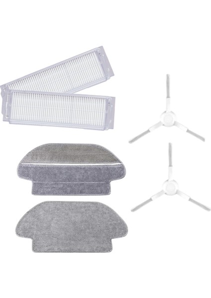 Xiaomi S10 ( B106GL ) Robot Süpürge Uyumlu 6'lı Yedek Parça Seti