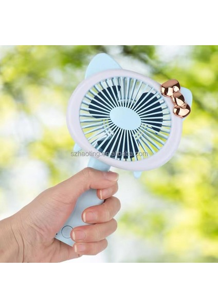 Şarjlı El Fanı Vantilatör 3 Kademeli Kırmalı Işıklı Mini Fan 17*11 Cm modelleri