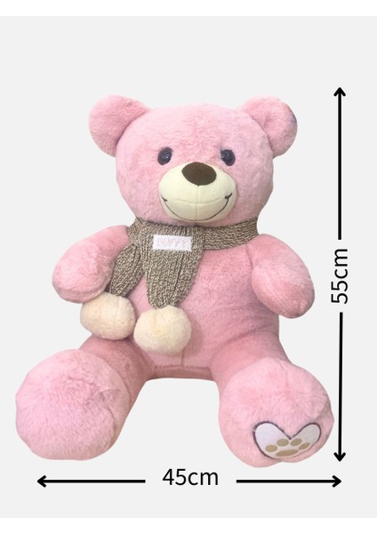 Peluş Buffy Atkılı Ayı - 55cm fiyatları