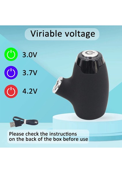 Yükseltilmiş V2 Tam Metal Evrensel Taşınabilir Havya 3.0V 3.7V 4.2V Değişken Gerilim Siyah (Yurt Dışından) modelleri