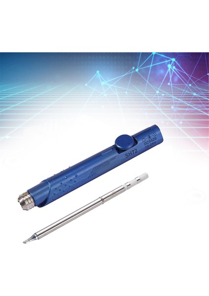 SH72 Lehimleme Demiri 65W 12-24V 220-400℃ Ayarlanabilir Sıcaklık SH72-BC2 Kaynak Aleti T12 Değil Koyu Mavi (Yurt Dışından) fiyatları