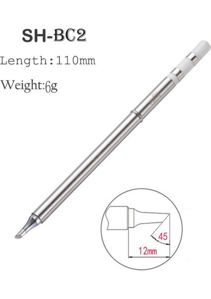 SH72 Lehimleme Demiri 65W 12-24V 220-400℃ Ayarlanabilir Sıcaklık SH72-BC2 Kaynak Aleti T12 Değil Koyu Mavi (Yurt Dışından) indirimleri