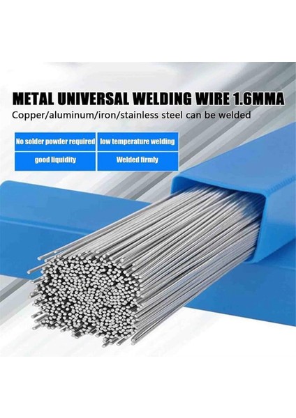 Alüminyum Kaynak Çubukları, Akı Çekirdekli Kaynak Teli, Metal Üniversal Kaynak Teli 1.6mma, Düşük Sıcaklık Üniversal Kaynak Çubuğu, B (Yurt Dışından)