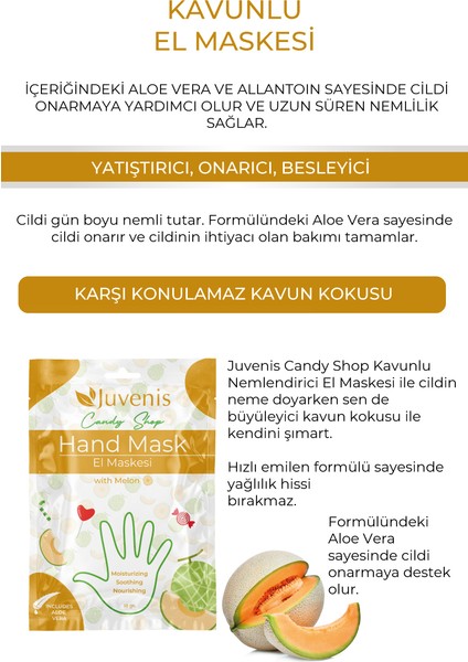 Kuru Ciltler İçin Nemlendirici ve Yatıştırıcı Besleyici Aloe Veralı Kavunlu El Maskesi fiyatları