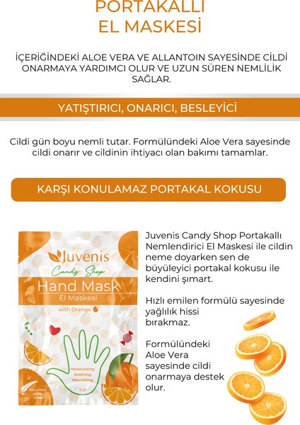 Kuru Ciltler İçin Nemlendirici ve Yatıştırıcı Besleyici Aloe Veralı Portakallı El Maskesi fiyatları