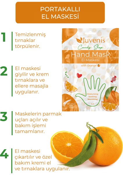 Kuru Ciltler İçin Nemlendirici ve Yatıştırıcı Besleyici Aloe Veralı Portakallı El Maskesi fırsatları