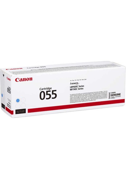 CRG-055C Cyan Mavi 2.100 Sayfa Toner MF742