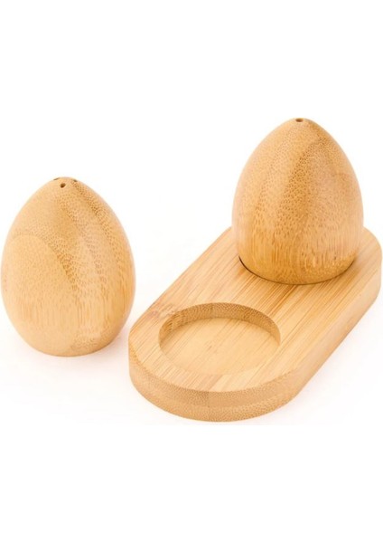 Bambu Tuzluk Biberlik Seti, Standlı