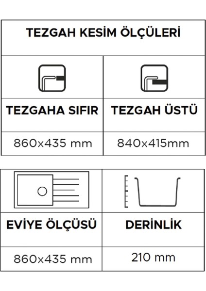 Opal Um-45 Granit Eviye Cream