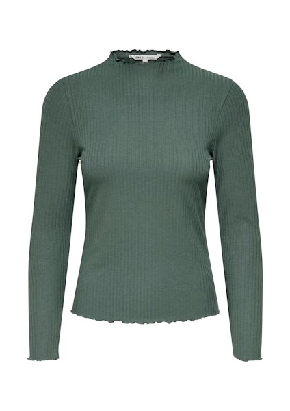 Kadın Onlemma High Neck Top Yeşil Bluz 15352587Y