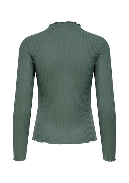 Kadın Onlemma High Neck Top Yeşil Bluz 15352587Y