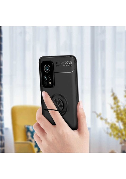 Xiaomi Mi 10T 5g Kılıf Zore Ravel Silikon KAPAK-SIYAH-MAVI-8682314083263-MRYN47851