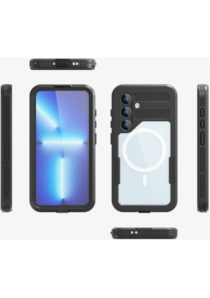 Galaxy S24 Plus Magsafe Şarj Özellikli 1-1 Su Geçirmez KILIF-SIYAH-8680436761380-MRYN103546 fiyatları