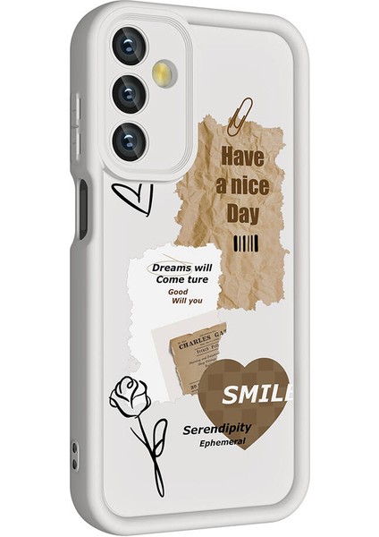 Galaxy A05S Kılıf Kamera Korumalı Baskılı Arka Yüzey Klas KAPAK-BEYAZ-8680436783498-MRYN105693