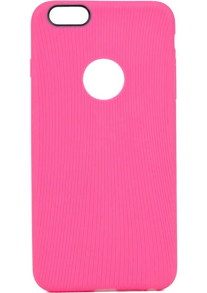 Apple iPhone 6 Plus Uyumlu Zore Line Silikon Kapak-Pembe KOYU-8680436255735-TA64640-MRYN