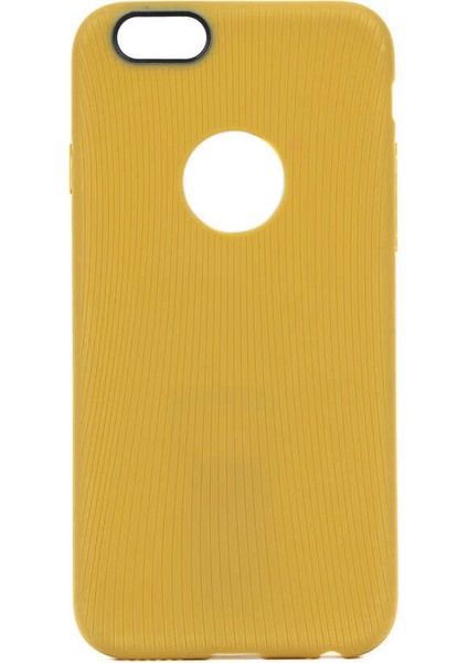 Apple iPhone 6 Uyumlu Zore Line Silikon KAPAK-GOLD-8680436253847-TA64628-MRYN