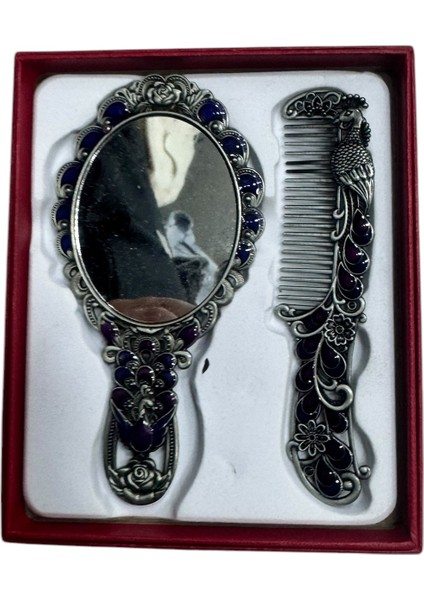 Hediyelik Ayna Tarak Seti Küçük Boy