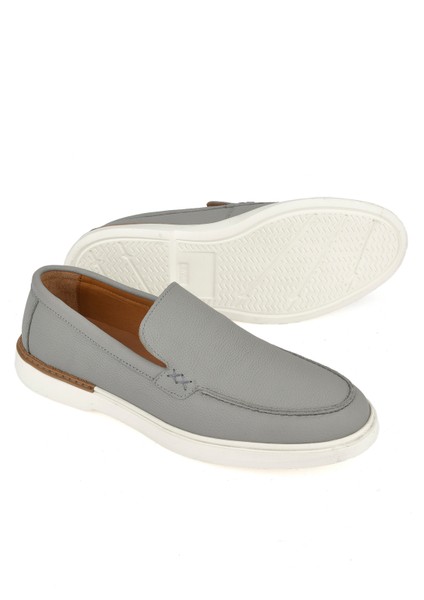 Erkek Deri Ayakkabı 1511007ZB04 Gri fırsatları