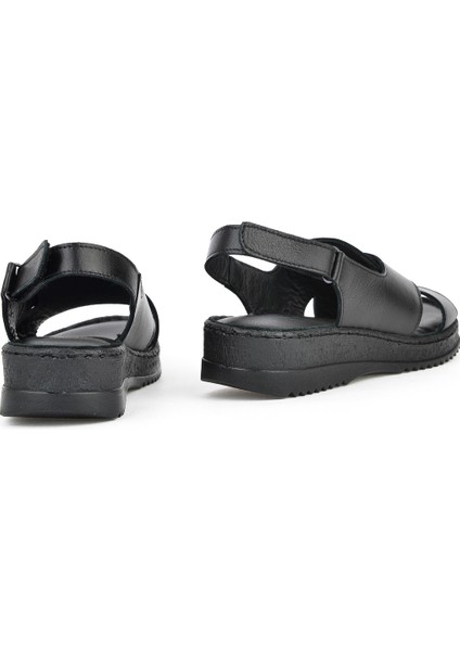Kadın Deri Sandalet 1511051Z036 Siyah modelleri