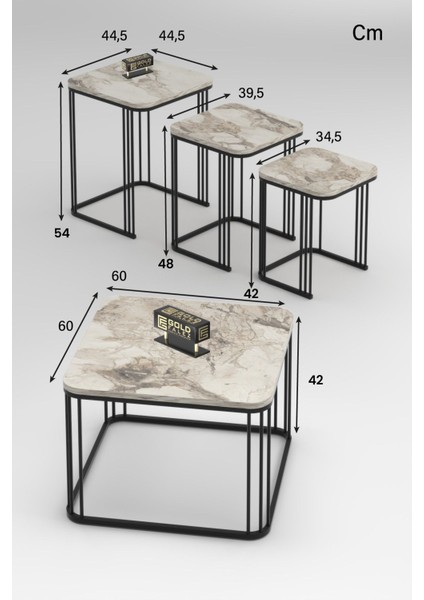 Orta Sehpa ve Zigon Sehpa Alize Set Efes fiyatları