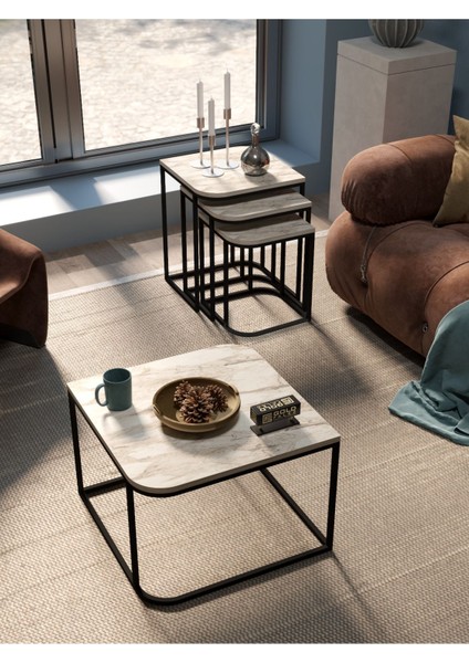 Orta Sehpa ve Zigon Sehpa Damla Efes