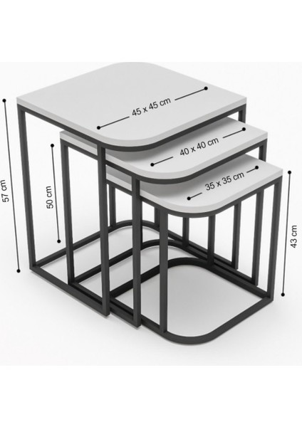 Orta Sehpa ve Zigon Sehpa Damla Efes fiyatları