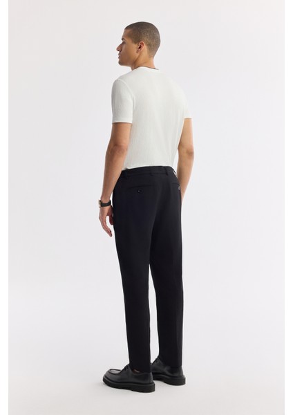 Erkek Siyah Yandan Cepli Beli Lastikli Soft Touch Comfort Slim Fit Pantolon A51Y3217 modelleri
