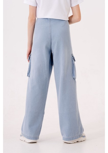 Kız Çocuk Zincir Detaylı Kot Pantolon 2196 fırsatları