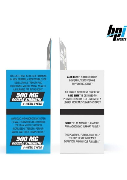 Bpı Sports A-Hd Elite/solid (30 Capsules) – Men’s Testos.terone Booster – Healthy Muscle, Strength, & Performance Support – Promotes Natural Fat Loss & Lıbıdo – 30 Servings – 550MG indirimleri