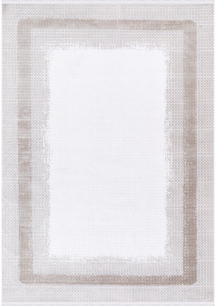 Safir 4038 Bej Uzun Ömürlü Yumuşak Polyester Halı
