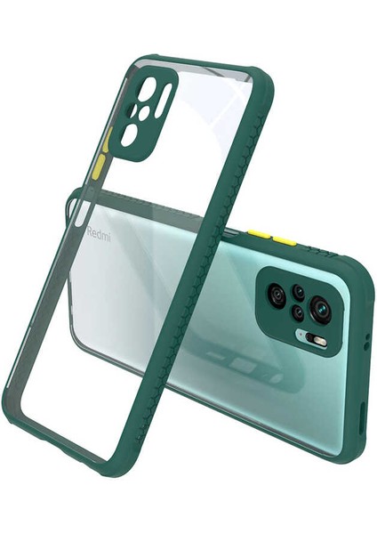 Xiaomi Poco M5S Kılıf ​​Kaff Kapak-Koyu YEŞIL-8682314129909-TDOM80036