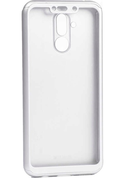Huawei Mate 20 Lite Kılıf 360 3 Parçalı Rubber KAPAK-GRI-8680436304044-TDOM52368