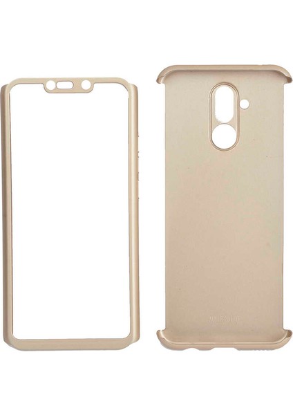 Huawei Mate 20 Lite Kılıf 360 3 Parçalı Rubber KAPAK-GRI-8680436304044-TDOM52368