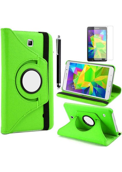 Galaxy Tab 4 7.0 T230 Uyumlu Dönebilen Standlı KILIF-YEŞIL-8680436510001-TDOM57954
