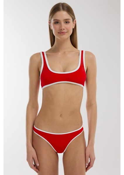 4506 Kırmızı Bikini Takımı
