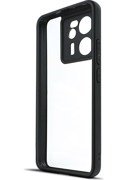 Xiaomi Mi 13T Kılıf Kamera Korumalı Şeffaf Arka Yüzey New Roll KAPAK-SIYAH-8680436744550-TDOM96