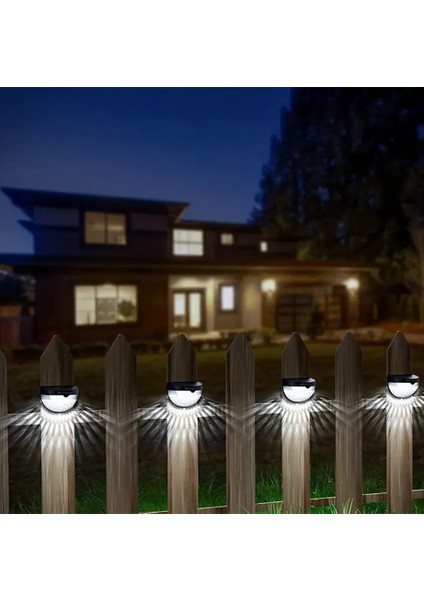 Güneş Enerjili Duvar ve Çit Led Aydınlatma 4 Adet / GT-SL23