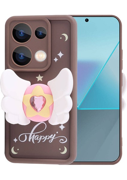 Xiaomi Poco M6 Pro 4g Kılıf Kamera Korumalı Figür Tasarımlı Kapya Kapak-Pembe KOYU-868043678668 fırsatları