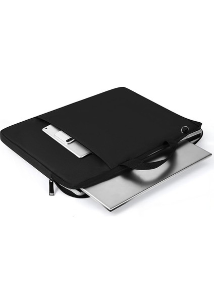 Siyah Unisex 13-14-15.6-16.1-16.9 Inç Uyumlu Macbook Kılıf Notebook Laptop El ve Omuz Laptop Çantası fiyatları